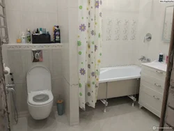 Country chic in the bathroom interior photo