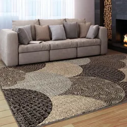 Inexpensive carpet for the floor in the living room photo