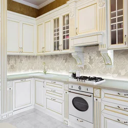 Klassik Plitkali Oshxona Uchun Backsplash Dizayni
