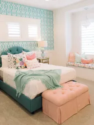 Mint bedroom design