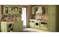 Furniture kitchen photo in Provence style