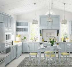 Furniture kitchen photo in Provence style