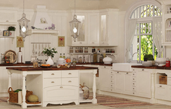 Furniture kitchen photo in Provence style