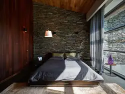 Photo Bedroom Design With Decorative Stone