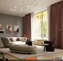Дизайн Гостиной Фото Карнизы Шторы