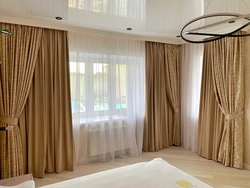 Living room design photo curtain rods
