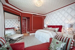 Bedroom Interior In Red