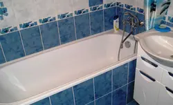 Bathroom renovation with pvc tiles photo