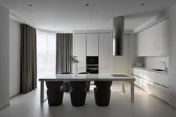 Minimalism in the kitchen interior is