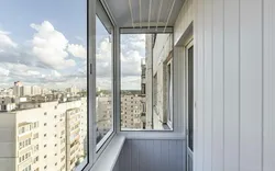 Types of glazing of loggias photo