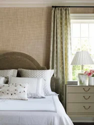 Linen in the living room interior photo