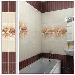 Inexpensive panels for the bathroom photo