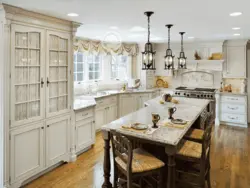 French style kitchens in the interior