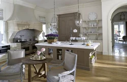 French style kitchens in the interior