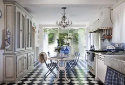 French style kitchens in the interior