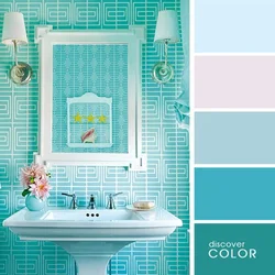 Color combination in the bathroom interior