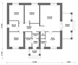 Projects Of One-Story Houses 3 Bedrooms Photos For Free