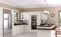 Кухня слоновая кость в интерьере