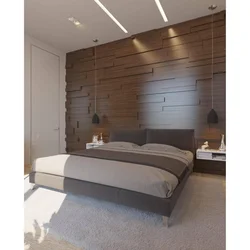 Wall panels in the bedroom photo