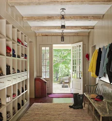 Hallway in your house with a window photo