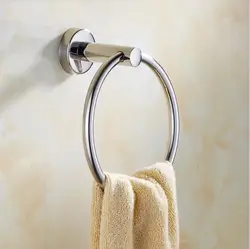 Towel holder in the bathroom photo