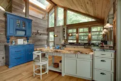 Kitchen In The Style Of A Photo In The House
