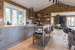 Scandinavian Style In A Country House Kitchen Inside Photo