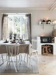Scandinavian Style In A Country House Kitchen Inside Photo