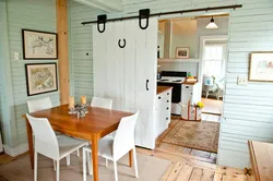 Scandinavian style in a country house kitchen inside photo