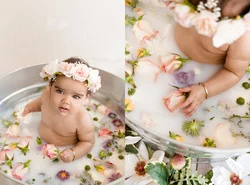 Baby Photos In The Bathroom