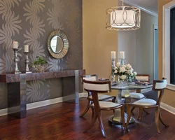 Wallpaper for the dining room and kitchen interior photos