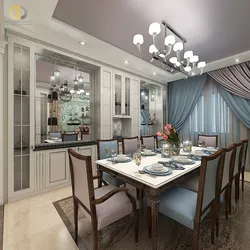 Design Of Living Room Dining Room In Apartment