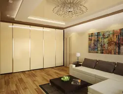 Wardrobe in the living room 18 sq m photo