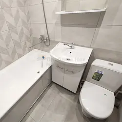 Real photos of a bathroom in a panel house