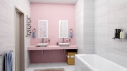 Ağ çəhrayı hamam şəkli