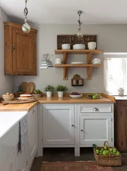 Country Countertop In The Kitchen Interior Photo