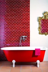 Red bath photo