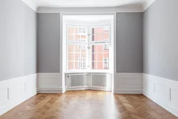 Empty corner in the living room photo