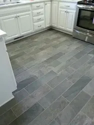 Photo Of Tile Layout In The Kitchen