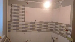 Mətbəxdə Kafel Planının Fotoşəkili