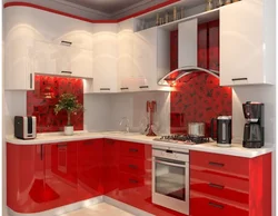 Kitchens In Red Photo For A Small Kitchen