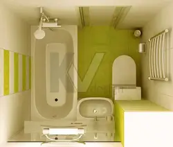 Çox kiçik bir otaqda birləşmiş hamam və tualetin dizaynı
