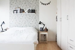 Wallpaper In Scandinavian Style For The Bedroom Photo