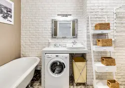 Brick bathtub photo