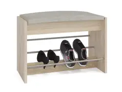 Beautiful shoe rack in the hallway photo