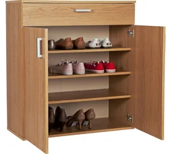 Beautiful Shoe Rack In The Hallway Photo