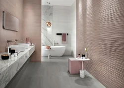 Modern porcelain stoneware bathroom design