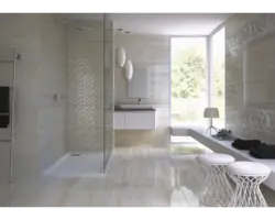 Modern porcelain stoneware bathroom design