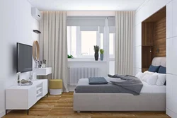 Bedroom 30 sq m design modern