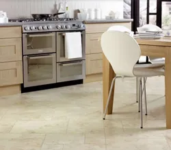 Kitchen floor tile design